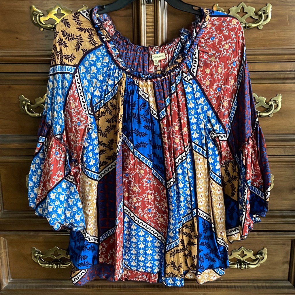 Democracy Patchwork Blouse